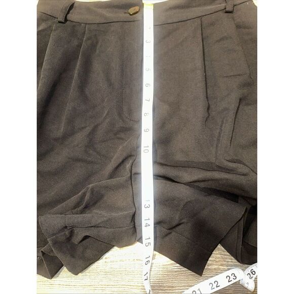 OPEN EDIT women's Shorts Size 8 black front pleats. NWOT. 16 - Picture 8 of 10